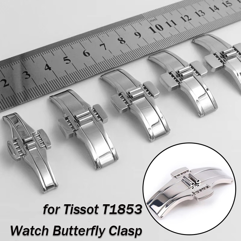 Butterfly Clasp Deployant - voor Tissot T1853 Horlogeband Gesp Vlindersluiting