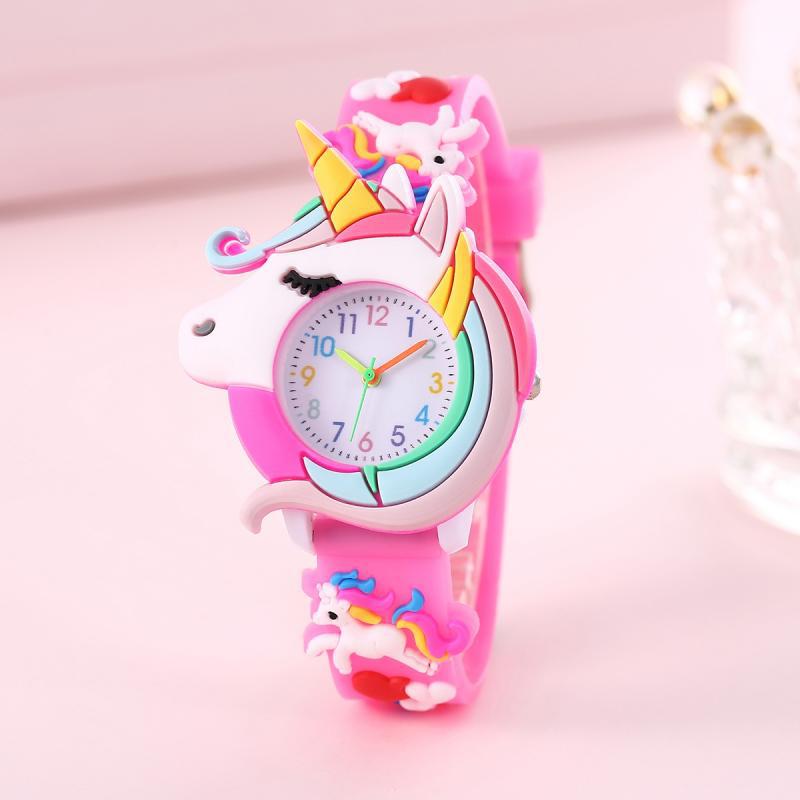 Silicone Watch Band 22Mm - Nieuw Regenboogwolk Bedrukt Siliconen Band Kinderhorloge
