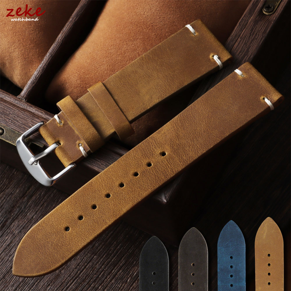Nato Strap Nylon - Vintage zachte oliewax horlogeband 18mm 19mm
