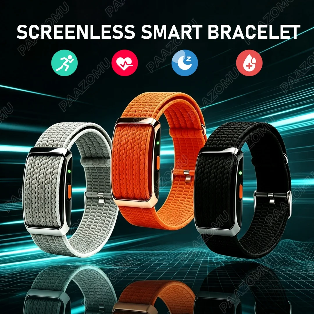 Canvas Strap Watch - 2026 Nieuwe Schermloze Gezondheids- en Fitness