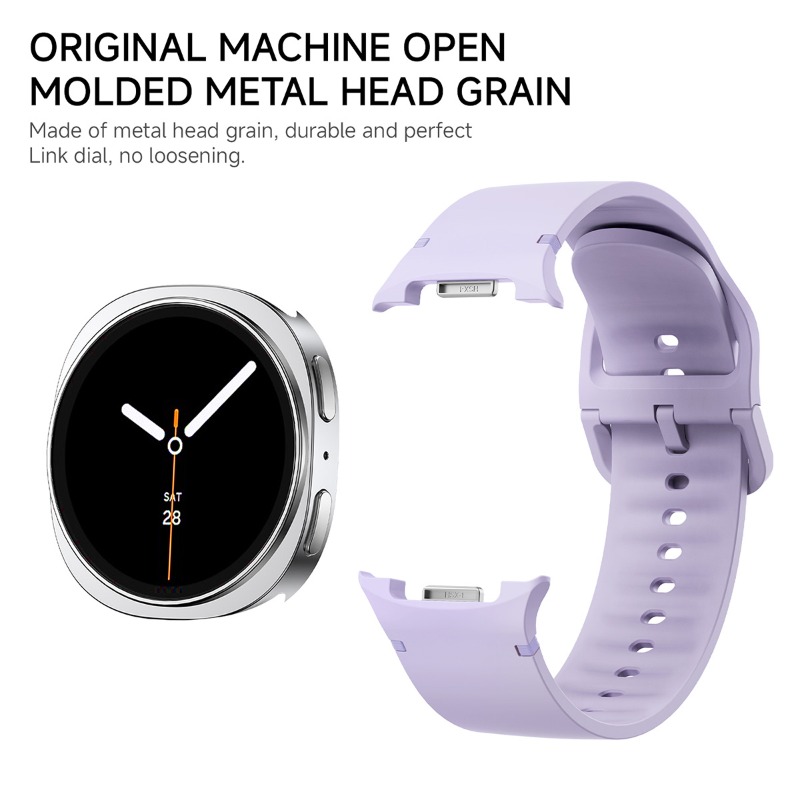 Silicone Watch Band 22Mm - 20/22mm siliconen band voor Samsung Galaxy