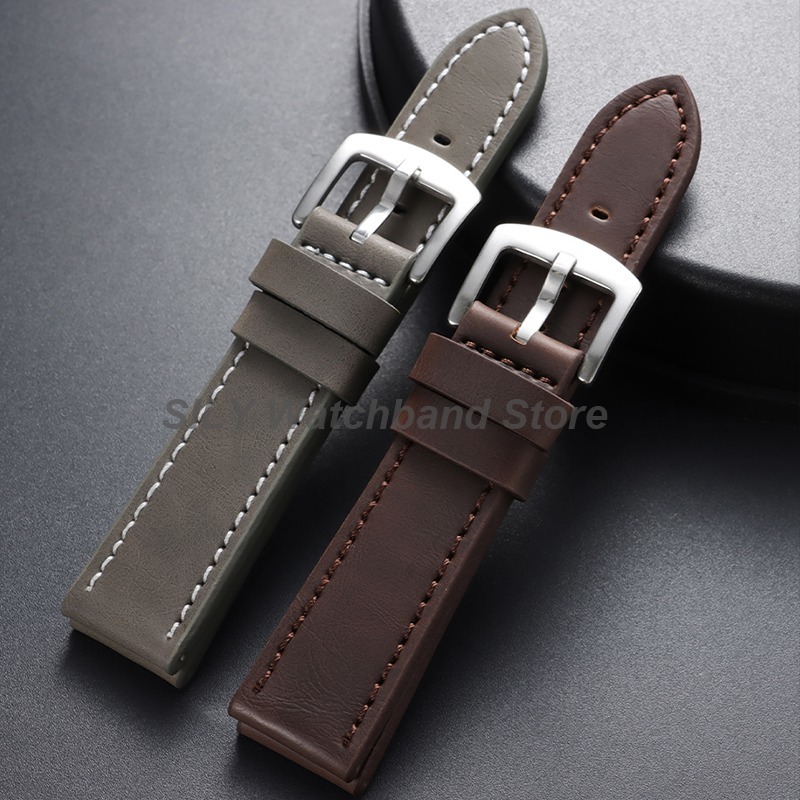 Suede Strap Watch - Echt lederen horlogeband 18mm 20mm 22mm