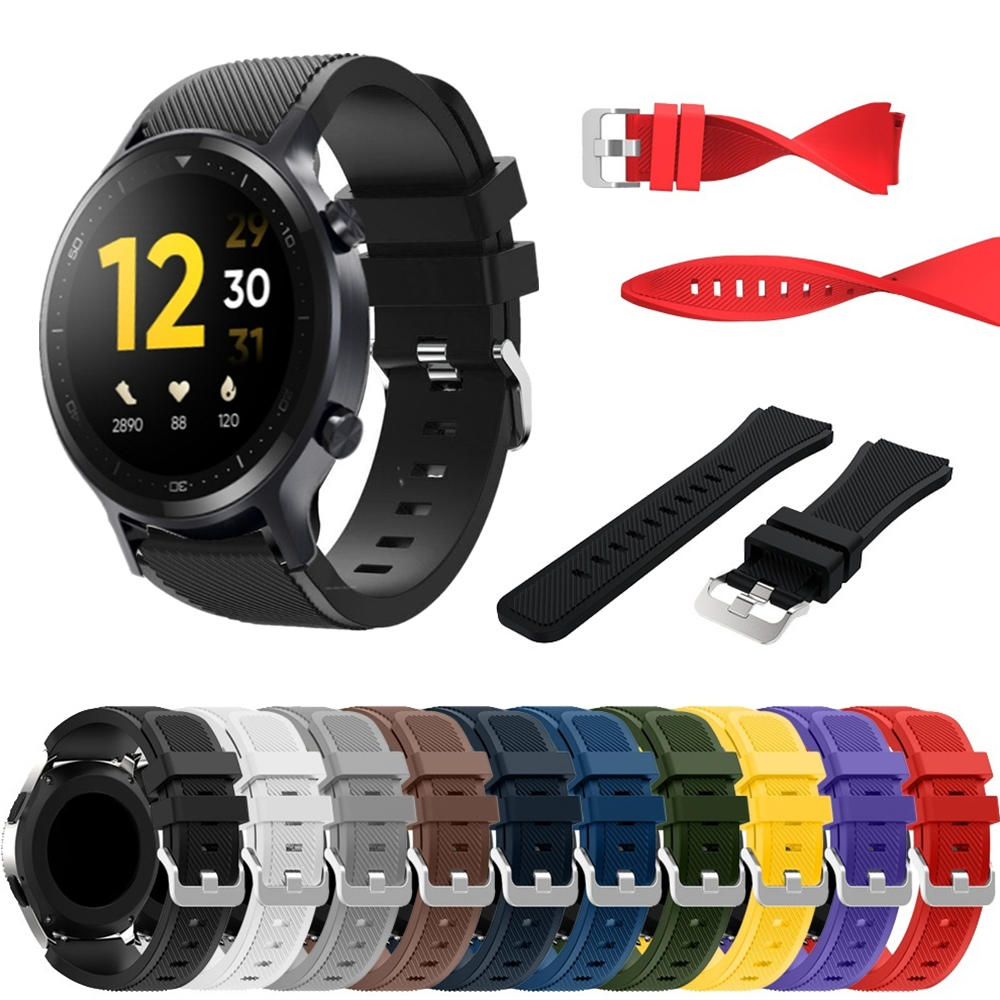 Silicone Watch Band 22Mm - 22Mm Siliconen Band Voor Realme Horloge