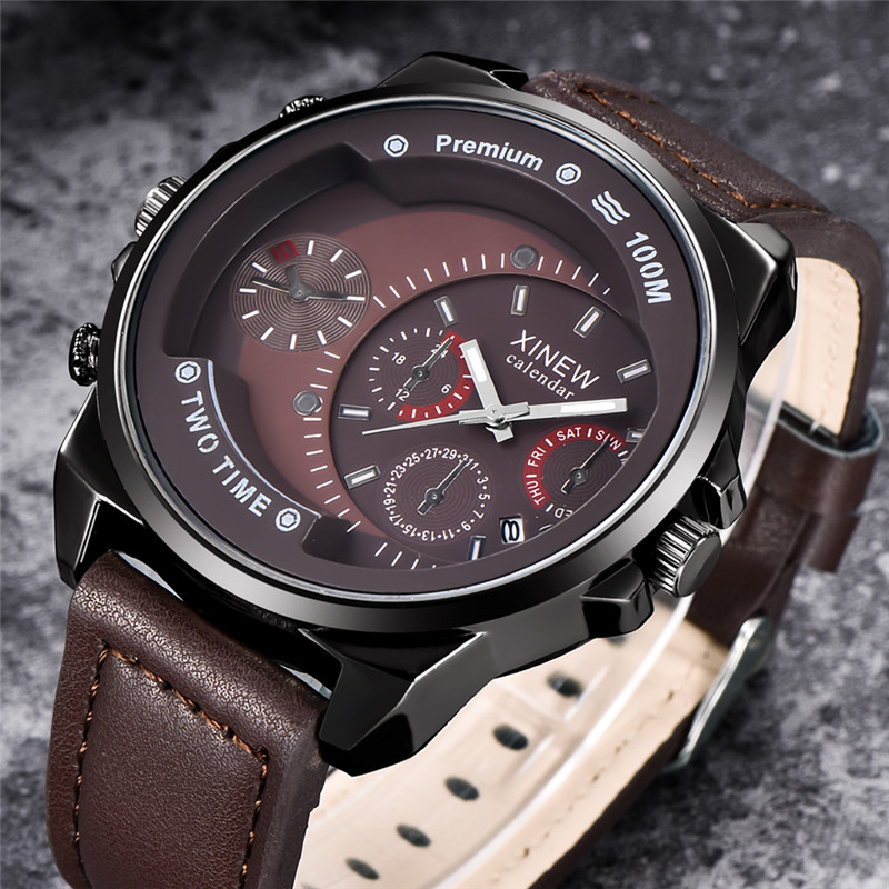 Originele XINEW Merk Mannen Ho - Leather Watch Band Men recensie en prijs