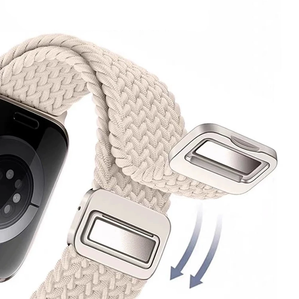 Nylon gevlochten lusband voor  - Milanese Loop Magnetic recensie en prijs