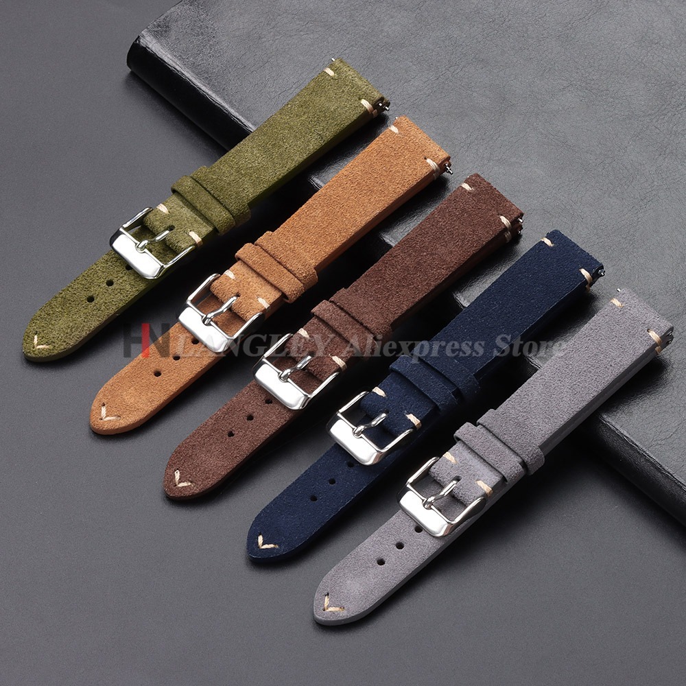 Quick Release Zacht Suède Horl - Suede Strap Watch recensie en prijs