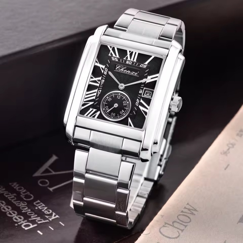 CHENXI 8216 Quartz Horloges Mo - Cartier Watch Santos recensie en prijs