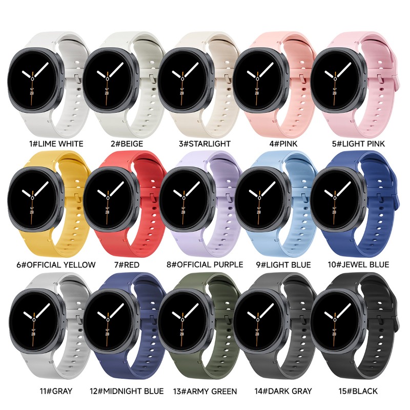 20/22mm siliconen band voor Sa - Silicone Watch Band 22Mm recensie en prijs