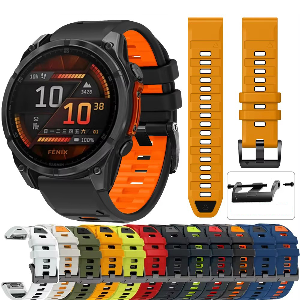 QuickFit 26mm 22mm siliconen h - Silicone Watch Band 22Mm recensie en prijs