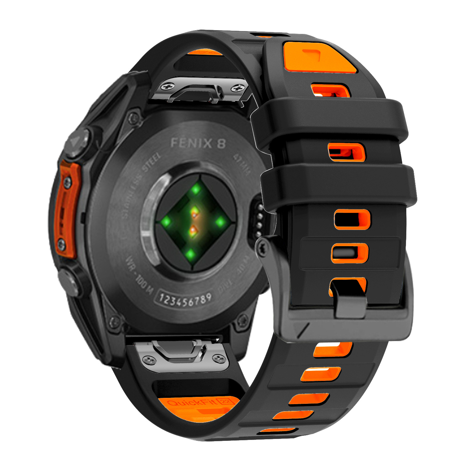 QuickFit 26mm 22mm siliconen h - Silicone Watch Band 22Mm recensie en prijs