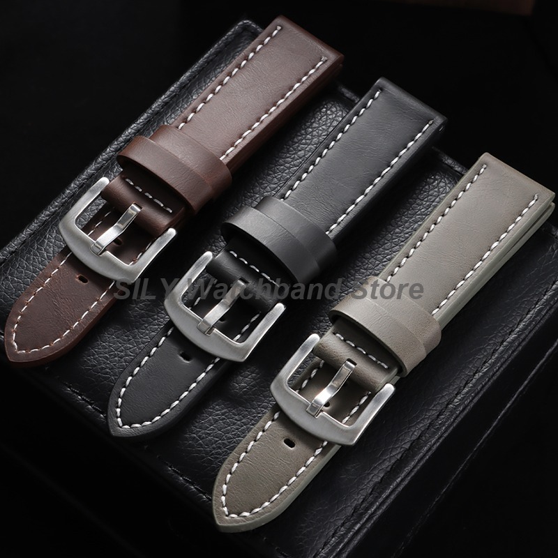 Echt lederen horlogeband 18mm  - Suede Strap Watch recensie en prijs