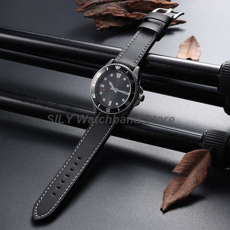 Echt lederen horlogeband 18mm  - Suede Strap Watch recensie en prijs
