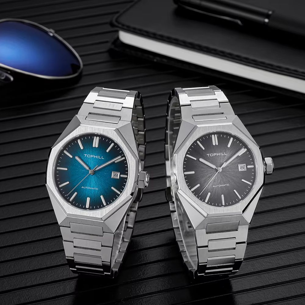TOPHILL 39mm Miyota 8215 Mecha - Butterfly Clasp Deployant recensie en prijs
