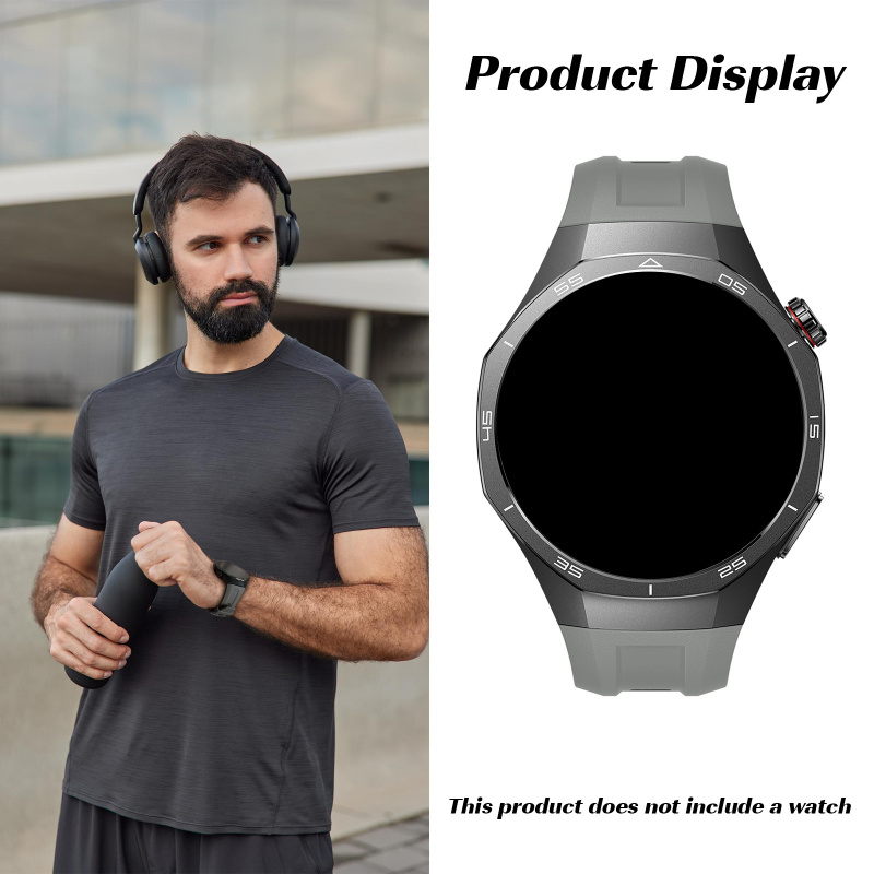 22 mm siliconen band voor Huaw - Silicone Watch Band 22Mm recensie en prijs