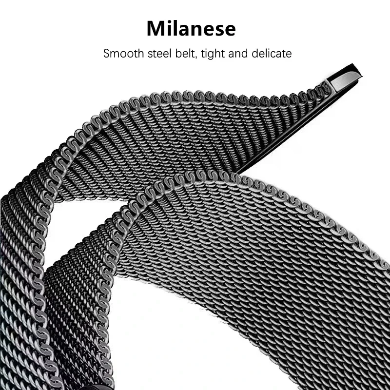 Metalen Milanese band voor Sam - Milanese Loop Magnetic recensie en prijs