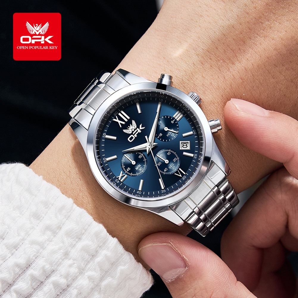 OPK 6052 herenhorloge automati - Leather Watch Band Men recensie en prijs