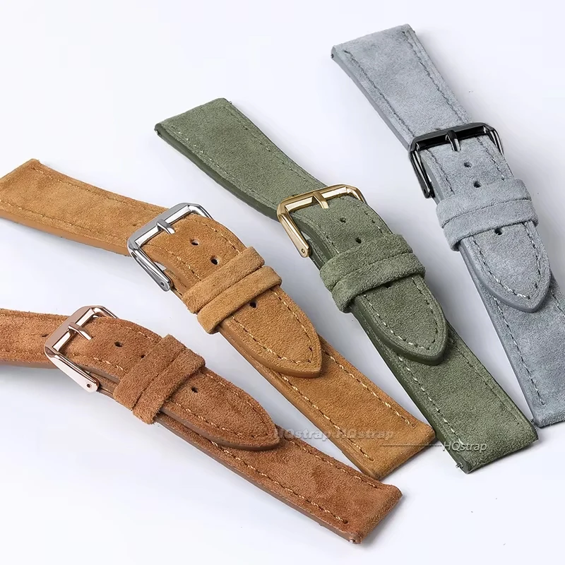 Suède lederen horlogeband voor - Suede Strap Watch recensie en prijs