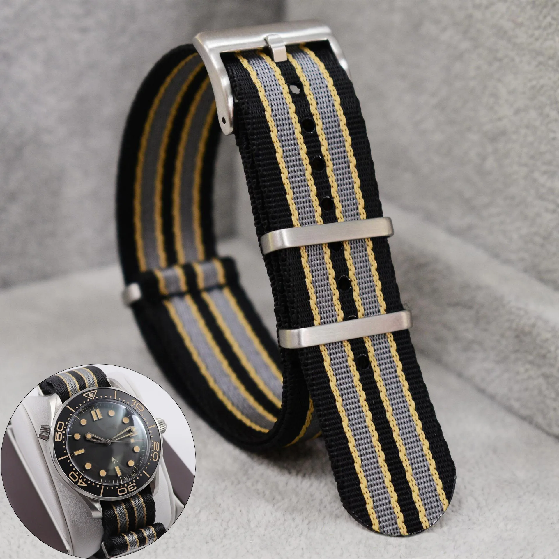 20 mm nylon horlogeband voor O - Nato Strap Nylon recensie en prijs